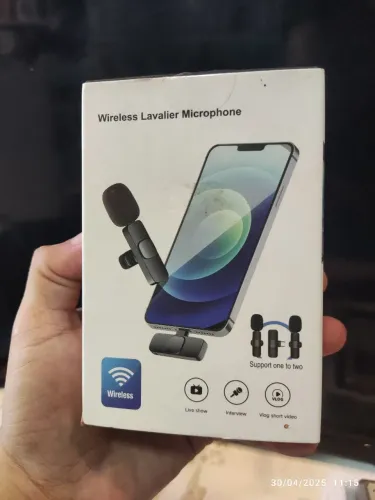 Microfone de Lapela Sem Fio para Celular - Grave Vídeos e Lives com Qualidade