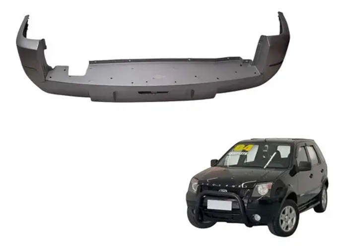 Parachoque Traseiro Ford Ecosport 2004 C/detalhes