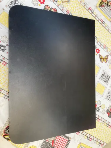 mesa dobrável preta 65x45