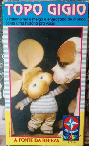 Vhs Topo Gigio - A Fonte da Beleza - Raridade da Década de 90