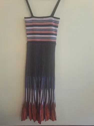 Vestido Listrado Estampado