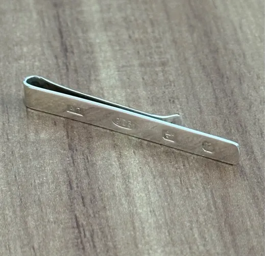 Prendedor de gravata em Prata 925