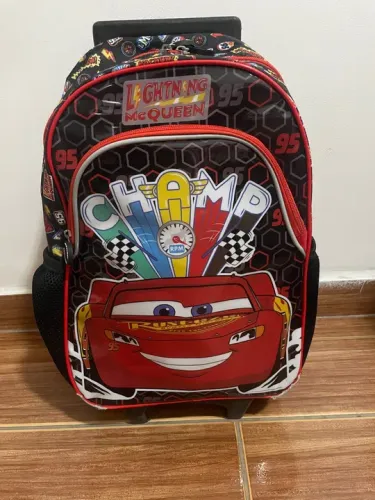 Kit Mochila e Lancheira Carros - Bagaggio