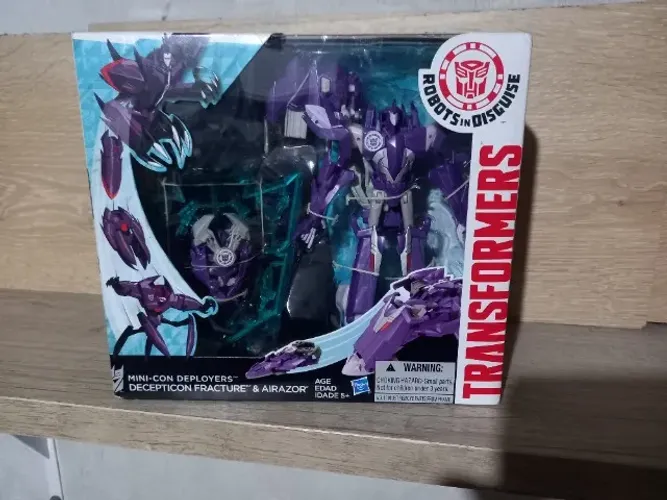 Transformer Mini-con Deployers Decepticon Fracture & Airazor Novo Lacrado