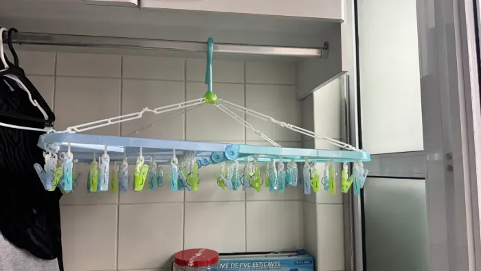 Varal dobrável 48 clips