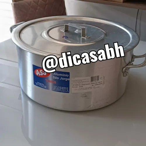 Cacarola Alumínio São Jorge 23 Litros n40 pronta entrega
