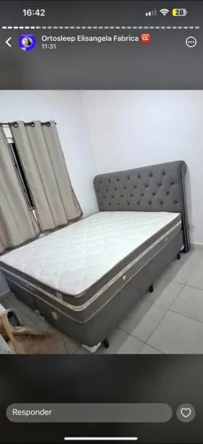 Cama box colchão e suporte hoje