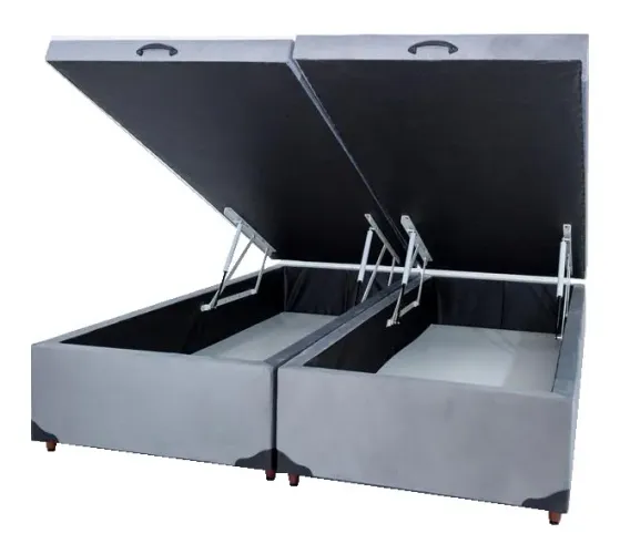 Cama Base Box Baú - Queen Size 