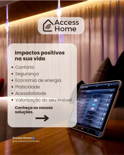 Automação de Iluminação, Ar-condicionados, TVs, Sala de Cinema