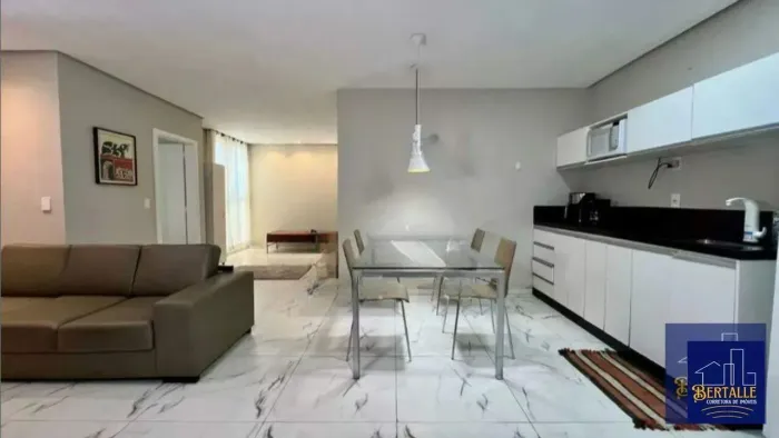Estudio 1 quarto todo montado, com área privativa, em prédio moderno, com portaria 24hs, p