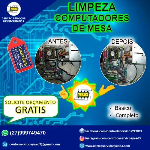 limpeza de computadores