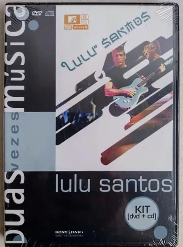 CD e dvd Lulu Santos.