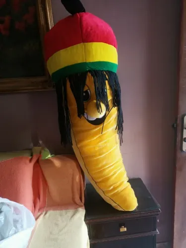 Banana Jamaicana Pelúcia importada, 