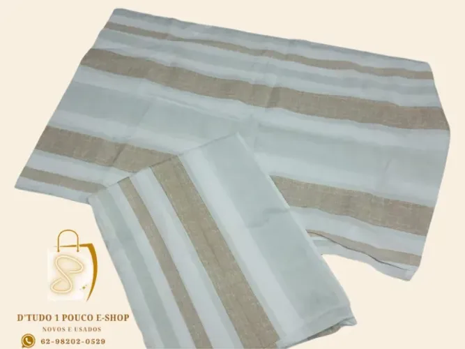 PROMOÇÃO ! KIT COM 02 FRONHAS BEGE-MARROM CLARO TONS NEUTROS 70 X 50CM
