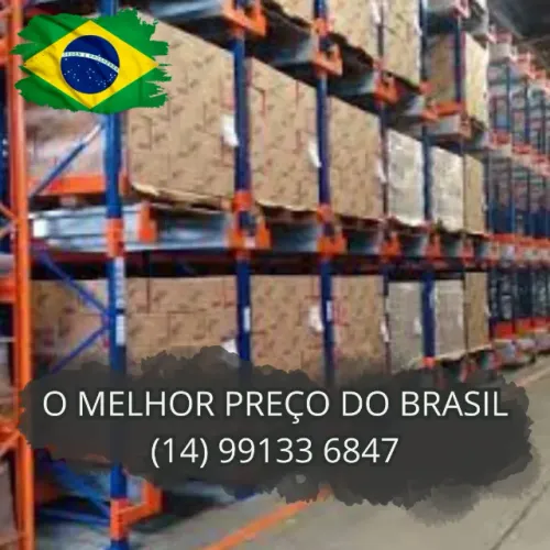 Porta Palete estruturado para indústria