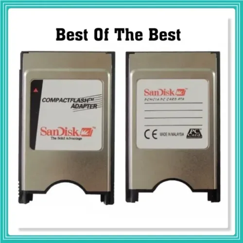 Adaptador e Leitor de Cartão de Memória Compact Flash para Entrada PCMCIA
