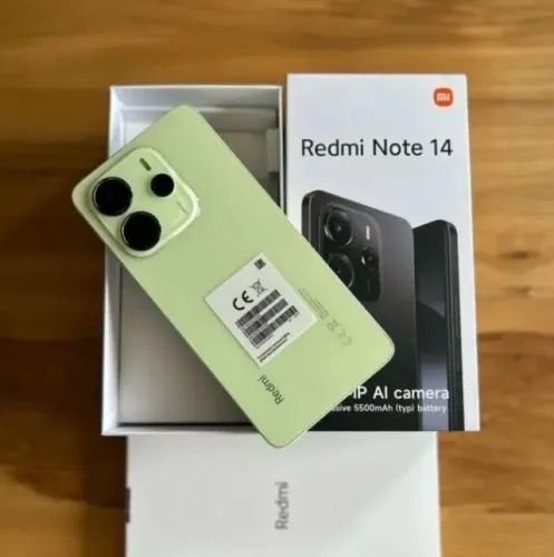 Celular Redmi Note 14 108MP Lacrado 08/256 Entrega Gratis Verde Azul Preto Garantia Novo