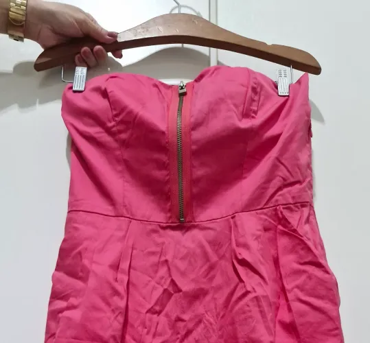 Vestido "tomara que caia" rosa - Cantão
