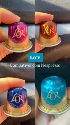 Cápsulas de baunilha, caramelo e chocolate da Lor 