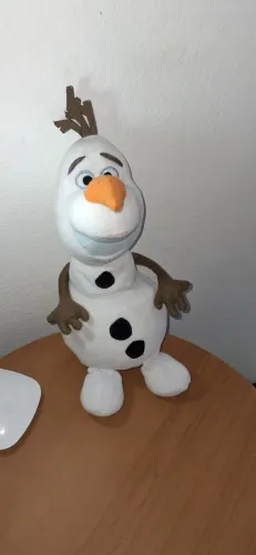 Pelúcia boneco Olaf Acionado fala diversas frases Frozen Original de colecionador 33 cm