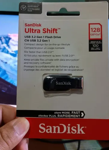 Pen Drive 64GB Sadisk USB 3.2 Ultra Shift