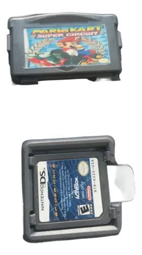 Jogo Mario Kart E Spider Man 2 Para Nintendo Ds #f