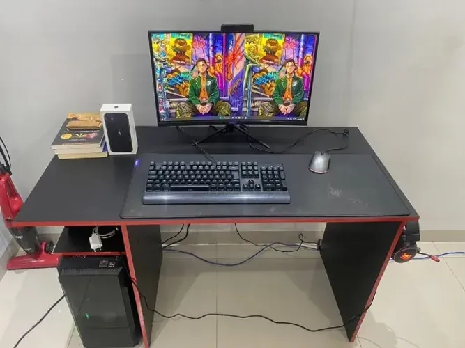 "Seu Espaço Gamer Completo: Mesa em Oferta + Entrega Rápida + Montagem Grátis!