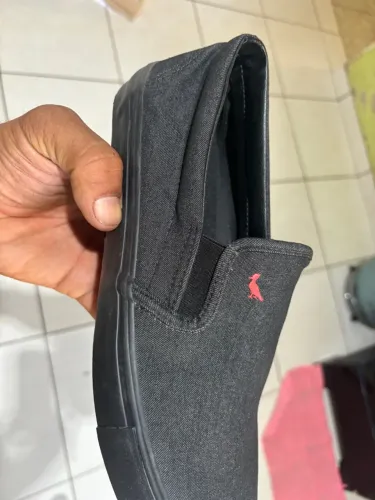 Tênis Slip On Preto