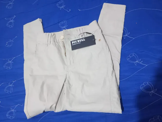 Calça Pitbull feminina Marfim