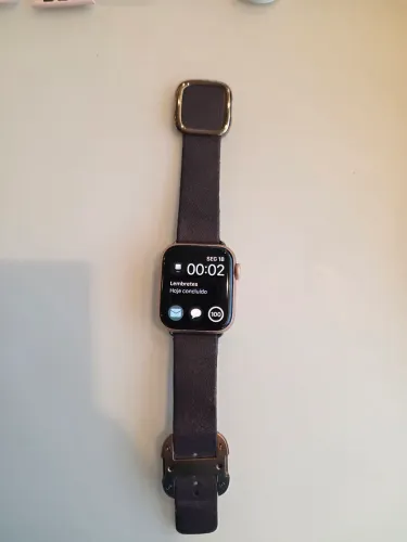 Apple Watch Series 5 Gold 40mm - Impecável + Pulseira Original + Acessórios