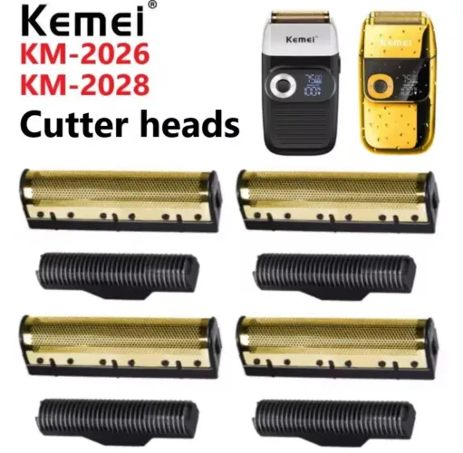 Kemei Shaver 2026 2027 2028 lâmina + tela