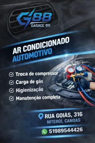 Ar condicionado automotivo, auto elétrica e Arrefecimento.