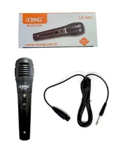 Microfone de Fio Lelong LE-905