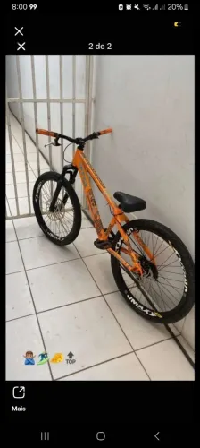 Bicicleta viking laranja
