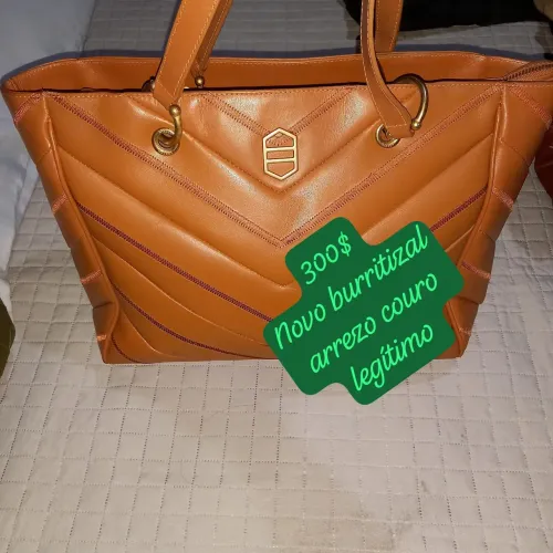 Bolsa couro legítimo