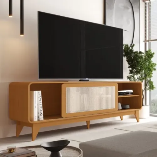 RACK TURINI 1,60M TV ATÉ 75. PRONTA ENTREGA.