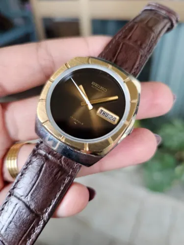 Relógio Seiko Automático 7006a * Anos 70 Raro Marrom
