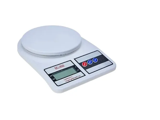 Balança Digital de Cozinha Alta Precisão Comida e Dieta saudável Fitness até 10kg