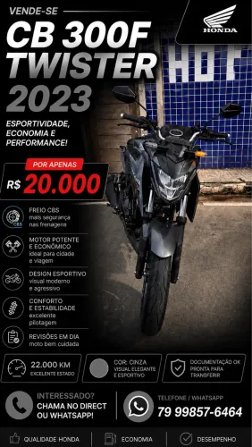 Vendo twister 300f 23