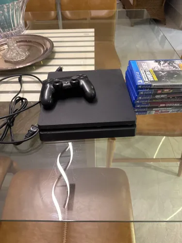 OPORTUNIDADE PS4 SLIM 1tb + Controle + 7 JOGOS