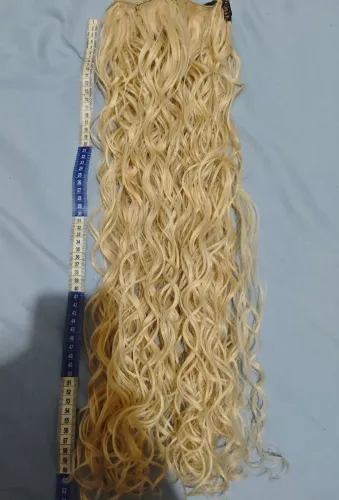 Cabelo Organico Tic tac 150g - Loiro claro ondulado