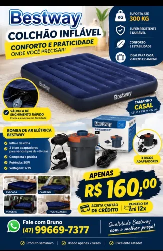 Colchão inflável