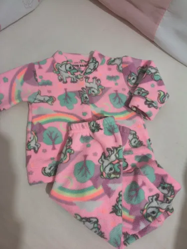 Conjunto bebê menina Tamanho P de Soft