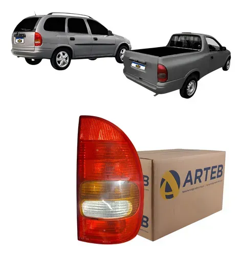 Lanterna Traseira Ld Corsa Wagon Pick Up 94 A 99 Original Direito/passageiro