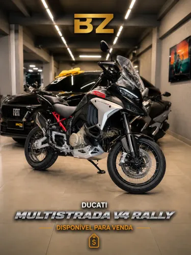 DUCATI MULTISTRADA V4 RALLY - Baixo Km - Impecável