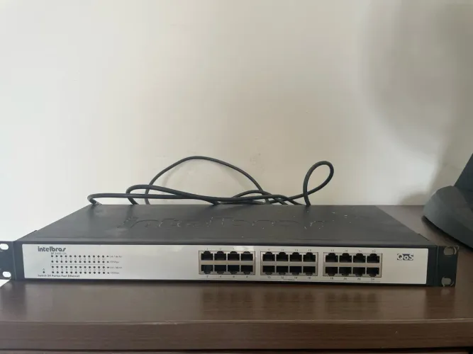 SWITCH INTELBRAS SF 2400 QR 24 PORTAS - FUNCIONANDO