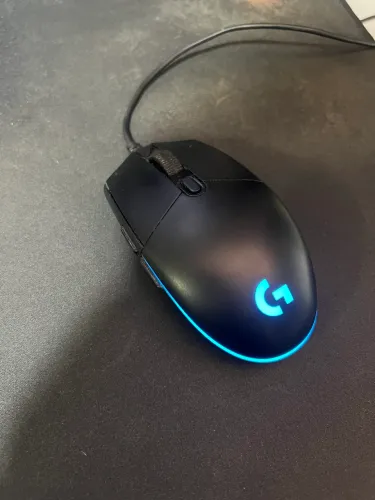 LOGITECH - mouse g203 rgb lightsync preto