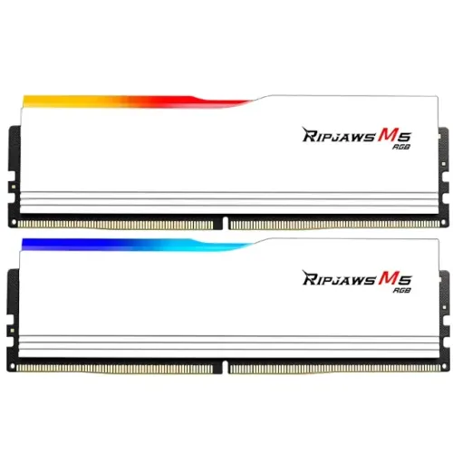 (NOVO) Memória DDR5 48GB (2x24GB) 5.200MHz G.Skill Ripjaws M5 RGB F5-5200J4040A24GX2-RM5RW