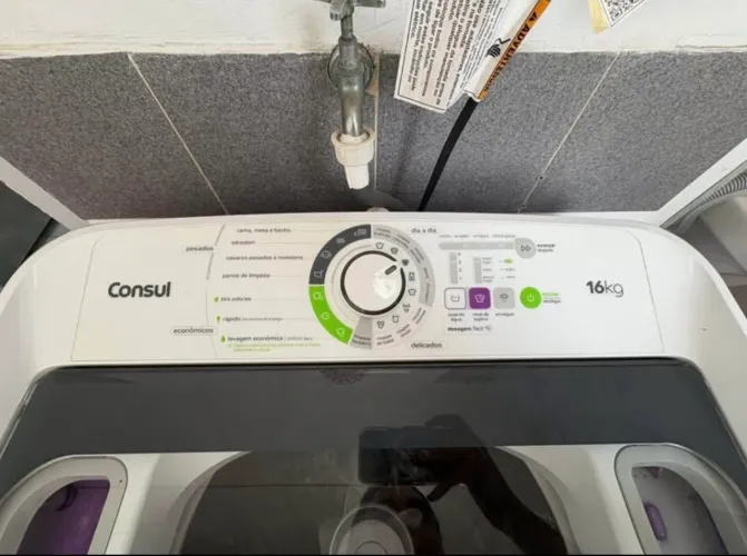 Máquina de lavar cônsul 16kg