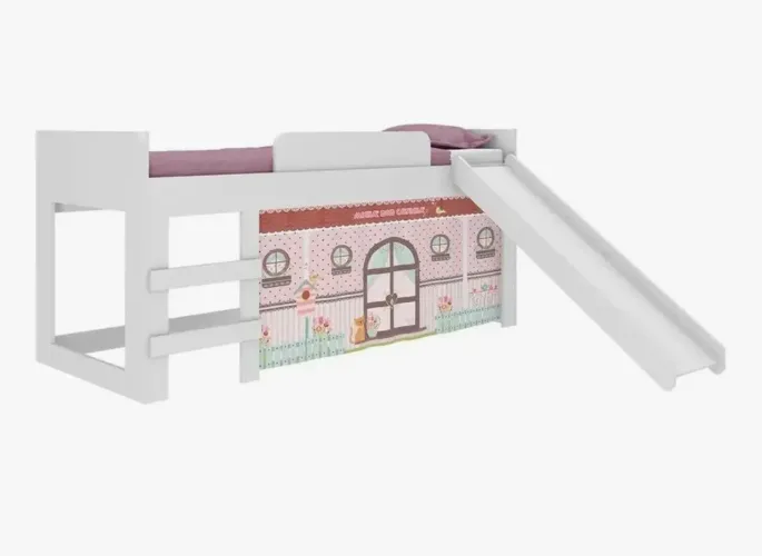 Cama Infantil com Escorregador